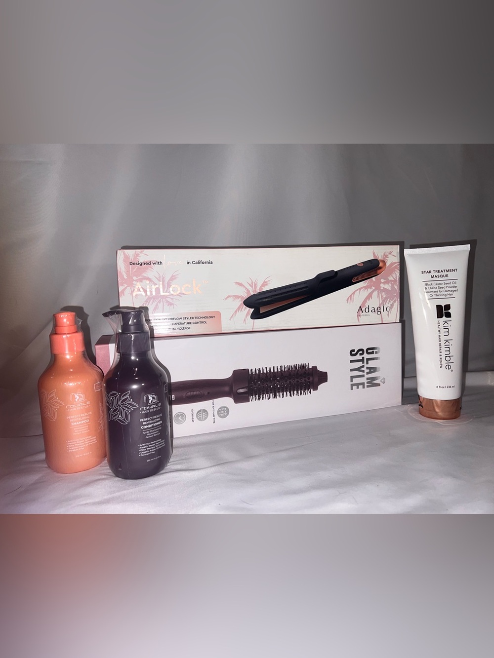 MOTHER’S DAY SALE! AirLock Hair Straightener & Glow styling brush set treatment
